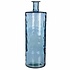 Handgemaakte glazen fles Guan, Blauw glas, H75cm / D25cm