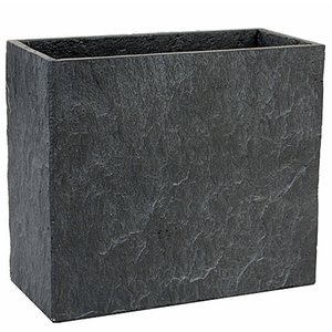 Mica Decorations - Plantenbak langwerpig - Zand cement - H28cm