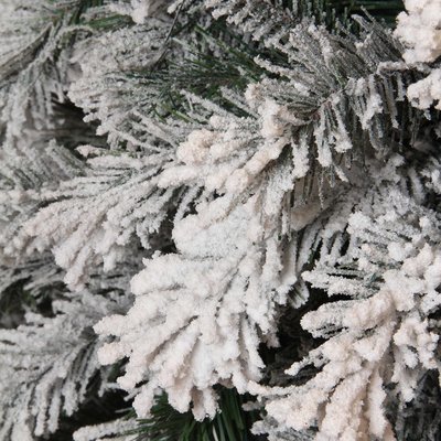 Chandler - Grün gefrorenes Weiß - BlackBox künstlicher Weihnachtsbaum