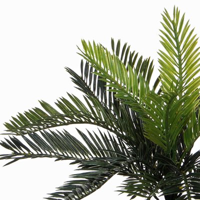 Künstliche Pflanze Palm Cycas Grün - H 33cm - Keramiktopf - Mica Decorations