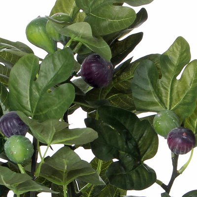 Künstliche Pflanze Fig Grün - H 50cm - Keramiktopf - Mica Decorations