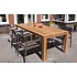 Teakhouten tuintafel Stella - L160 x B90 cm - Exotan