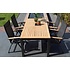 Gartentisch Memphis - Teak / Aluminium - L220 x B100 cm - Exotan