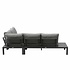 Exotan Loungeset 'La Vida' - Antraciet aluminium - Inclusief kussens - Exotan