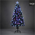 LUCA Lighting - Abbey kunstkerstboom - Fibre optic vezel met multicolor verlichting