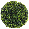 Kunstplant 37cm Buxus bol Theeblad Groen - D 37cm - Voor buiten en binnen - Mica Decorations