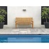 Teakhouten tuinbank Comfort - 3-zits - WOOOD / Exotan