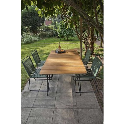 Ripp Luxus Dining Gartenstuhl - Grün - Exotan