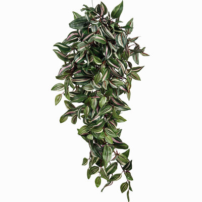 Künstliche Kletterpflanze Tradescantia Grün -Stecker L 80cm - Mica Decorations