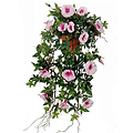 Mica Decorations Künstliche Pflanze Petunie Rosa - L 50cm - Terra topf - Mica Decorations