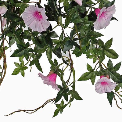 Mica Decorations Künstliche Pflanze Petunie Rosa - L 50cm - Terra topf - Mica Decorations