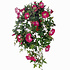 Mica Decorations Künstliche Pflanze Petunie Dunkelrosa - L 50cm - Terra topf - Mica Decorations