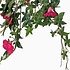 Mica Decorations Kunstplant Petunia Donkerroze - L 50cm - Terra sierpot - Mica Decorations