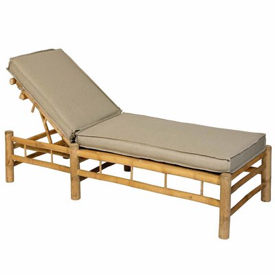 Bamboe Sunlounger ligbed inclusief kussens - Exotan