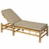 Bambus Sunlounger Liege inklusive Kissen - Exotan