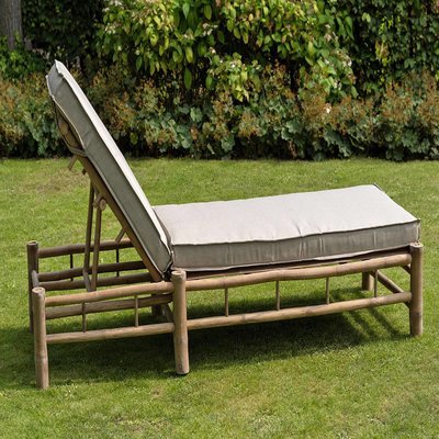 Bambus Sunlounger Liege inklusive Kissen - Exotan