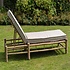 Bambus Sunlounger Liege inklusive Kissen - Exotan