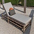 Bambus Sunlounger Liege inklusive Kissen - Exotan