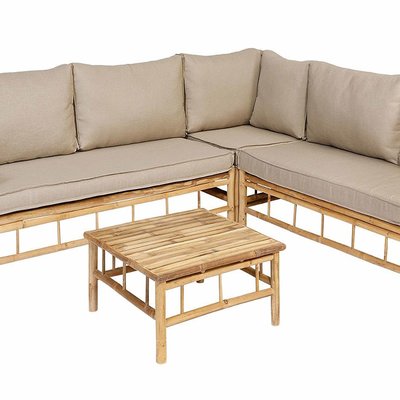 Bambus Lounge Couchtisch - L70 x B70 cm -Exotan