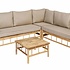 Bambus Lounge Couchtisch - L70 x B70 cm -Exotan