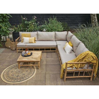 Bamboe lounge koffietafel - L70 x B70 cm -Exotan