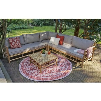 Bamboe lounge koffietafel - L70 x B70 cm -Exotan