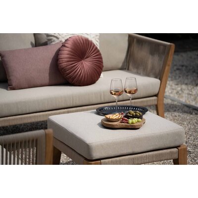 Lounge-Set 'San Remo' Natural - Aluminium Rope und Teak - Inklusive Kissen - Exotan