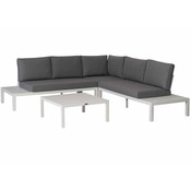 Exotan Loungeset 'La Vida' - Wit aluminium - Inclusief kussens - Exotan