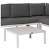 Exotan Lounge-Set 'La Vida' - Weiß Aluminium - Inklusive Kissen - Exotan