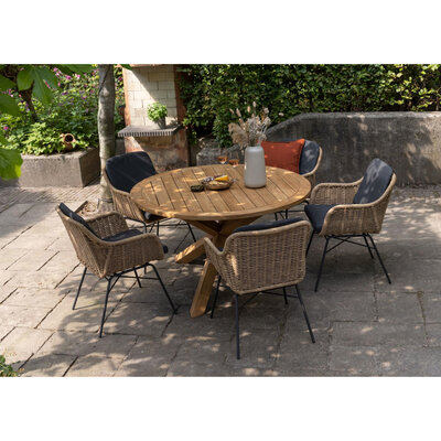 Rio Luxus Dining Garten- und Essenstuhl - Natural - Exotan