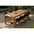 Lotus luxe dining tuinstoel - Zwart - Exotan