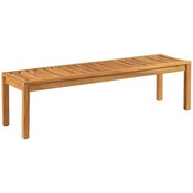 Teakholz Bank Comfort - 3-Sitzer - WOOOD / Exotan