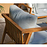 Loungeset 'Lucca' -Teakhout - Inclusief kussens -  WOOOD / Exotan