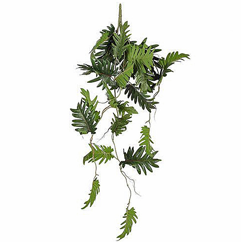 Knstliche Kletterpflanze Philodendron Selloum Grn - Stecker L 80cm - Mica  Decorations