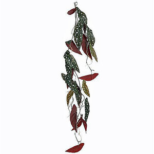 Künstliche Kletterpflanze Begonia Maculata Dunkelgrün - Stecker L 115cm - Mica Decorations