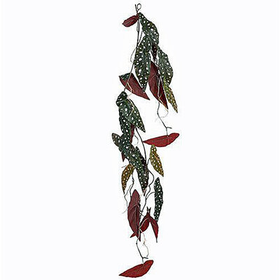 Künstliche Kletterpflanze Begonia Maculata Dunkelgrün - Stecker L 115cm - Mica Decorations