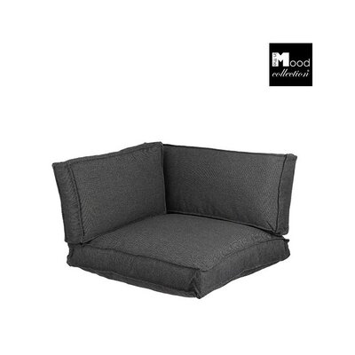 In The Mood - Hoek Palletkussen Mick - 3 Delen -  Grijs - L80xB80xH52cm