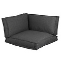 In The Mood - Hoek Palletkussen Mick - 3 Delen -  Grijs - L80xB80xH52cm