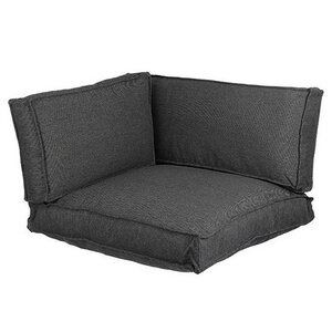In The Mood - Hoek Palletkussen Mick - 3 Delen -  Grijs - L80xB80xH52cm