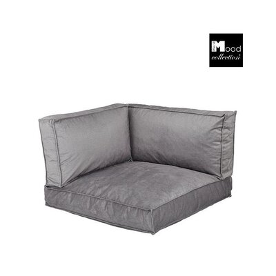 In The Mood - Hoek Palletkussen Royal - 3 Delen - Grijs - L80xB80xH52cm