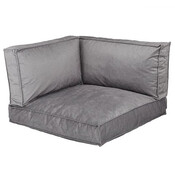 In The Mood - Hoek Palletkussen Royal - 3 Delen - Grijs - L80xB80xH52cm