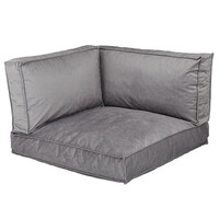 In The Mood - Hoek Palletkussen Royal - 3 Delen - Grijs - L80xB80xH52cm
