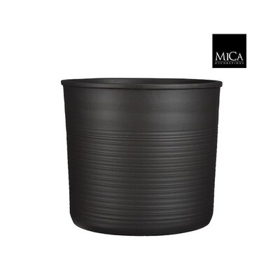 Topf Momo - H33 - Terra - Dunkelgrau - Mica Decorations