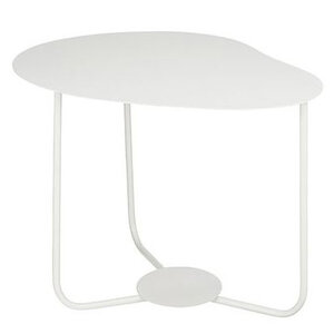 Bijzettafel - L 55cm / B 41cm / H 40cm - Lichtgrijs - Mica Decorations