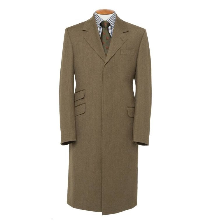 Covert Coat, Covert Collar - Brown