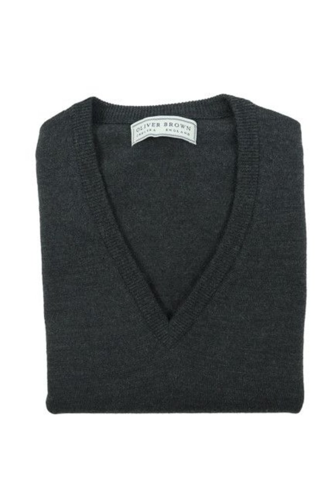 dark grey pullover
