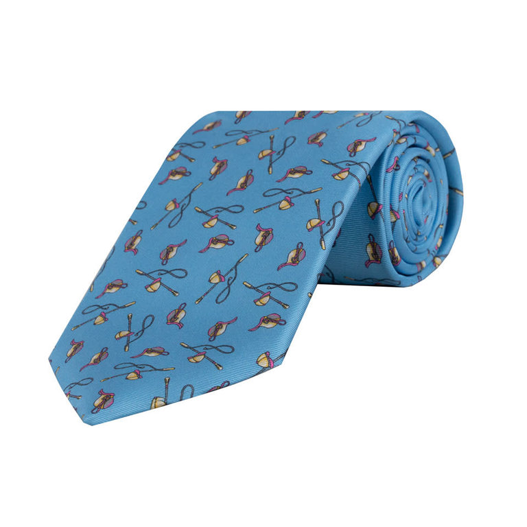 Blue Riding Crop / Jockey Hat Tie
