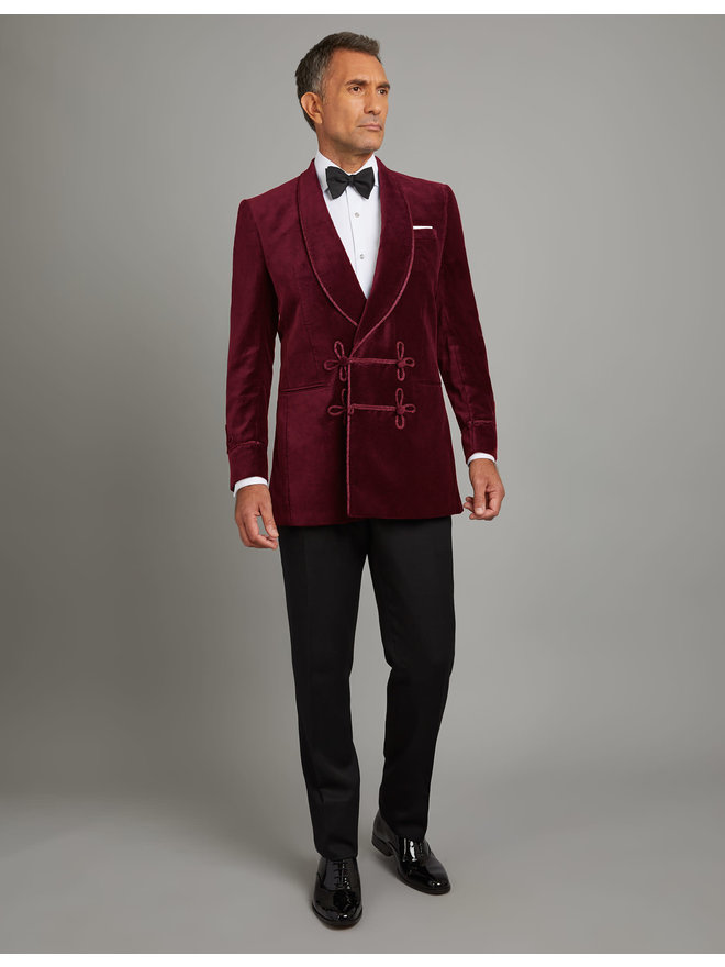 burgundy evening jacket