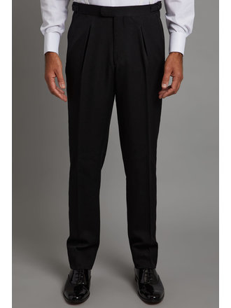 grey evening trousers