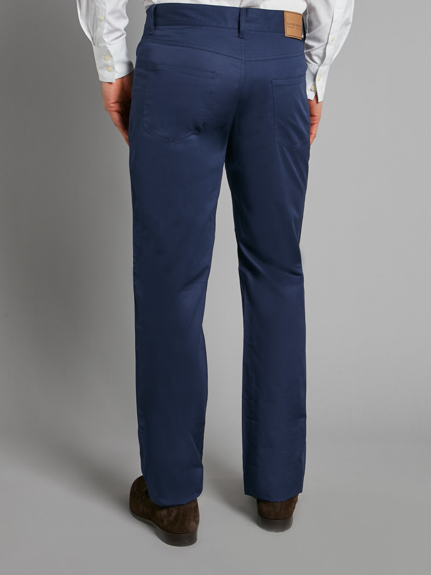 Oliver Brown Lightweight Cotton Jeans Navy Oliver Brown